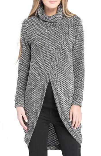 Women's Lilac Clothing Nursing Tunic Sweater - Black