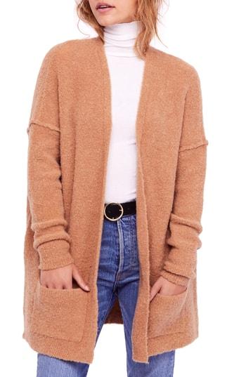 Women's Free People Phantom Cardigan - Brown