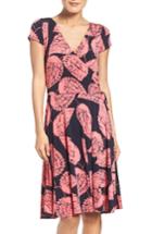 Women's Maggy London Leaf Wrap Dress