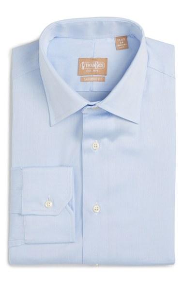 Men's Gitman Tailored Fit Solid Dress Shirt