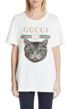 Women's Gucci Tiger Logo Tee - White