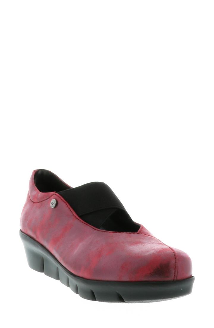 Women's Wolky Cursa Slip-on Sneaker -6.5us / 37eu - Red