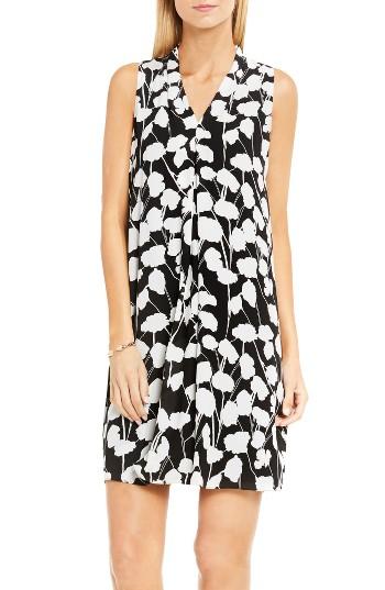 Women's Vince Camuto Elegant Blossom Shift Dress - Black