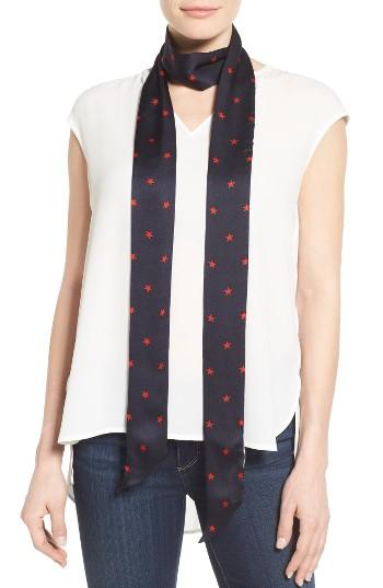 Women's Vince Camuto Supernova Star Silk Skinny Scarf