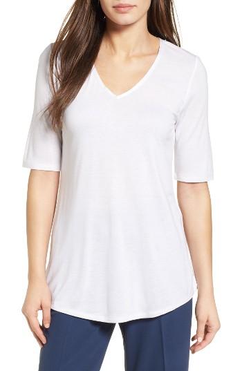 Women's Nic+zoe Coveted V-neck Top - White