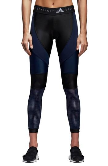 Women's Adidas By Stella Mccartney Run Crop Climalite Tights - Black