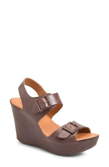 Women's Kork-ease Susie Wedge Sandal M - Brown