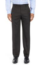 Men's Zanella Parker Solid Stretch Trousers - Green