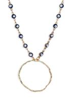 Women's Mad Jewels Capri Eye Chain Pendant Necklace