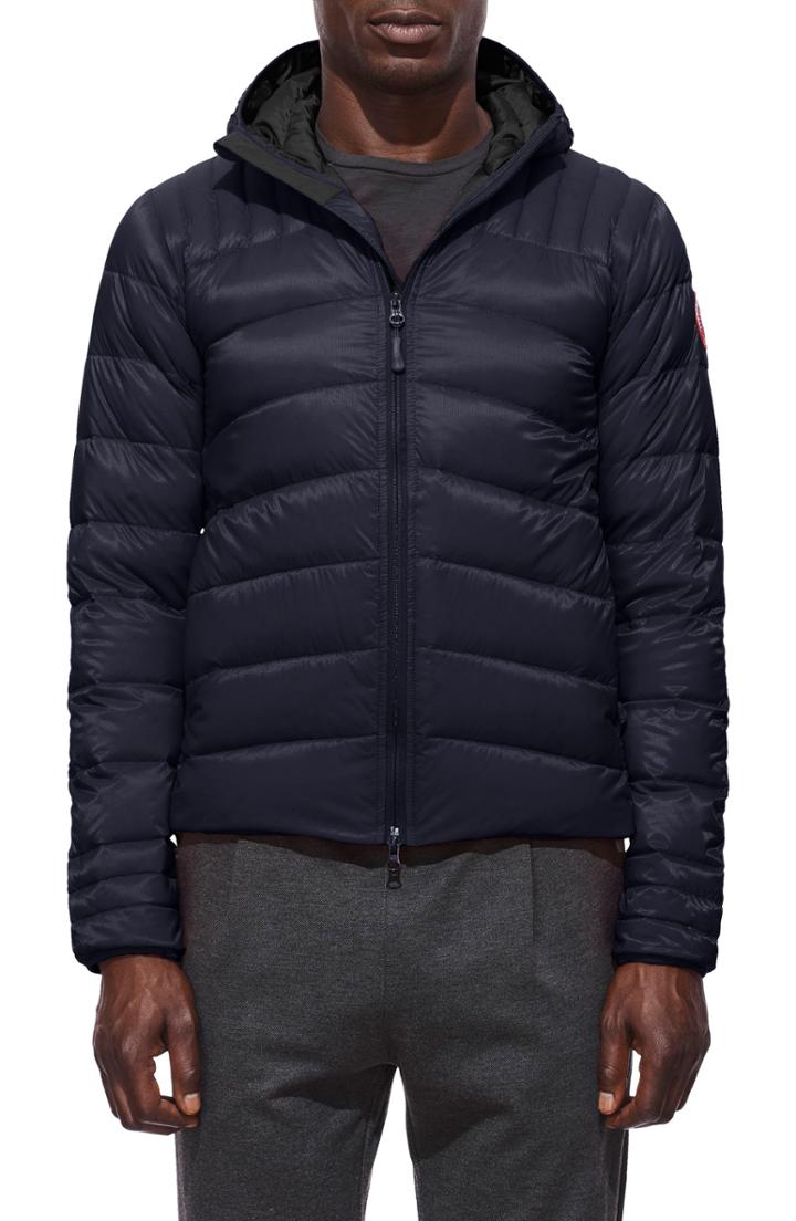 Men's Canada Goose Brookvale Slim Fit Hooded Down Jacket - Blue