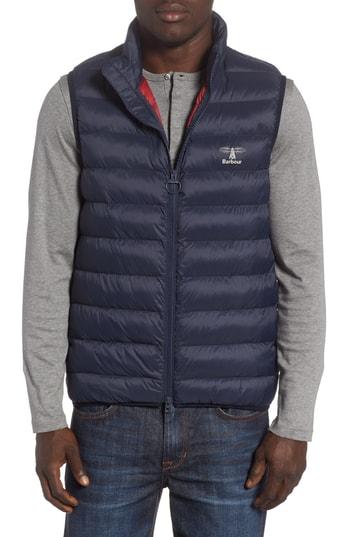 Men's Barbour Askham Quilted Vest - Blue
