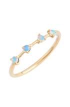 Women's Wwake Counting Collection 4-step Opal Ring