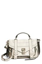 Proenza Schouler Tiny Ps1 Paper Leather Satchel - Ivory