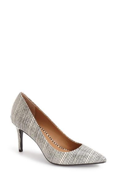 Women's Calvin Klein 'gayle' Pointy Toe Pump M - Metallic