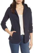 Women's Kenneth Cole New York Pebble Knit Hooded Blazer - Blue