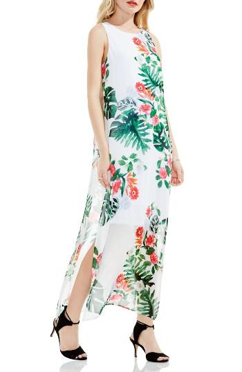 Women's Vince Camuto Havana Tropical Maxi Dress - White