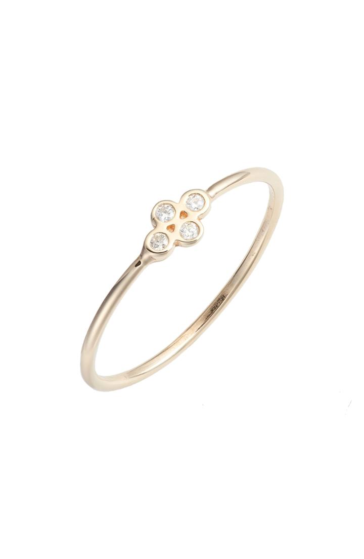 Women's Zoe Chicco Tiny Quad Diamond Ring