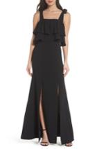 Women's C/meo Collective Be About You Ruffle Bodice Gown - Black