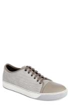 Men's Lanvin Embossed Nubuck Low Top Sneaker Us / 6uk - Beige