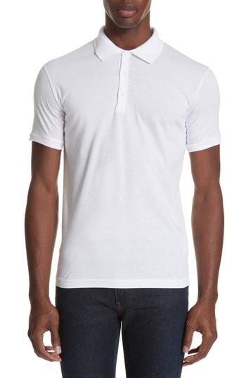 Men's Dsquared2 Solid Polo - White