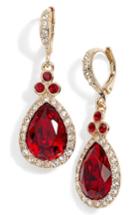 Women's Givenchy Pave Pear Drop Earrings