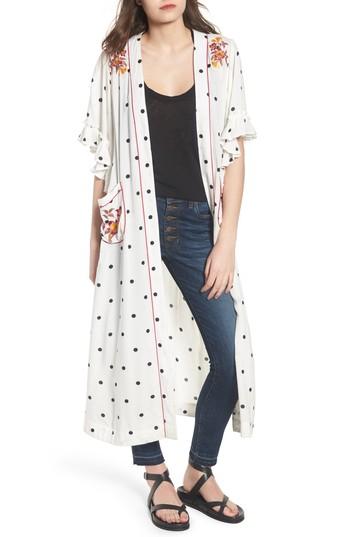 Women's New Friends Colony Hot Spot Kimono /small - White