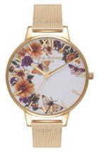 Women's Olivia Burtongarden Mesh Strap Watch, 38mm