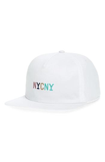 Men's Saturdays Nyc Ny Snapback Baseball Cap - White