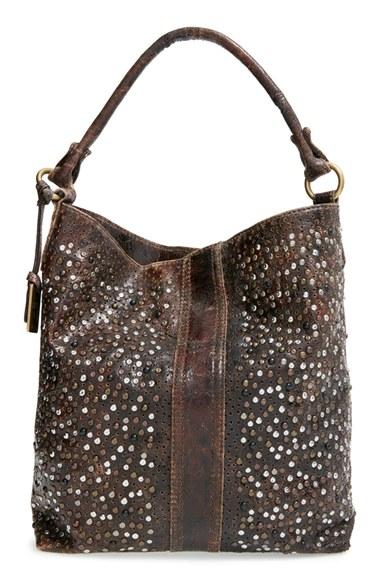 Frye 'deborah' Studded Shoulder Bag -