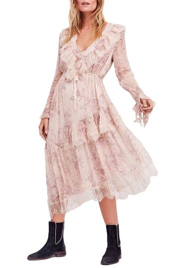 Women's Free People Eliza Midi Dress - Ivory