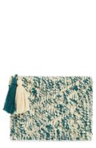 Sole Society Milah Pouch - Blue/green