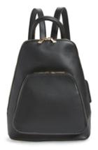 Sole Society Aushan Faux Leather Backpack - Black
