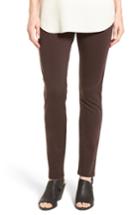 Women's Eileen Fisher Tencel Blend Ponte Slim Leg Pants - Grey