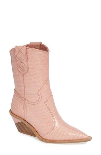 Women's Fendi Cutwalk Mid Boot Us / 35.5eu - Pink