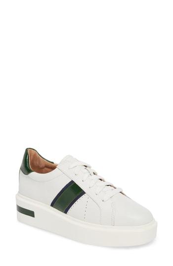 Women's Linea Paolo Knox Platform Sneaker .5 M - White