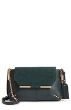 Sole Society Chusy Suede & Faux Leather Crossbody Bag -