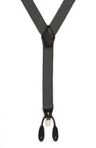Men's Nordstrom Men's Shop Herringbone Suspenders, Size - Charcoal