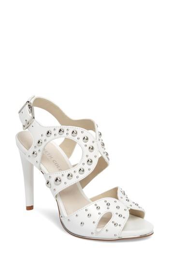 Women's Kenneth Cole New York Baldwin Stud Sandal M - White