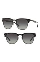 Men's Ray-ban Blaze Clubmaster 50mm Sunglasses - Black