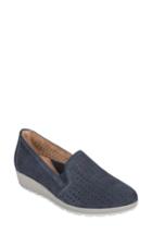Women's Earth Juniper Perforated Slip-on Wedge M - Blue