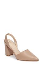Women's Marc Fisher D Evalyn Slingback Pump, Size 6 M - Brown
