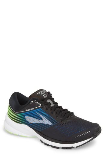 Men's Brooks Launch 5 Running Shoe D - Black