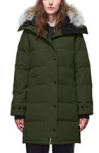 Women's Canada Goose Shelburne Genuine Coyote Fur Trim Down Parka (2-4) - Blue