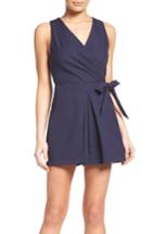 Women's Adelyn Rae Faux Wrap Romper