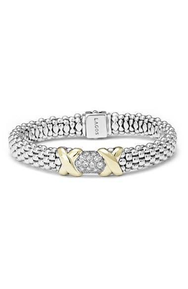Women's Lagos 'diamond Lux' Diamond Rope Bracelet