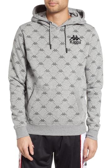 Men's Kappa Authentic Rodriguez Hoodie - Grey