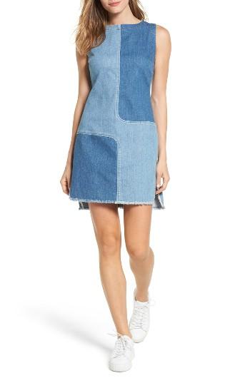 Women's Ag The Indie Two Tone Denim Dress