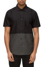 Men's Tavik Wiltern Stripe Colorblock Woven Shirt - Black