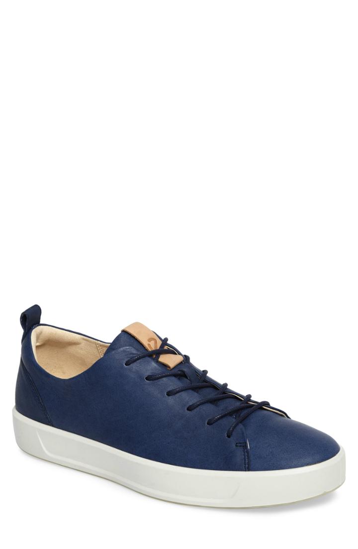 Men's Ecco Soft 8 Sneaker -13.5us / 47eu - Blue