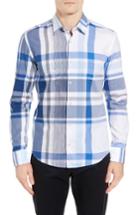 Men's Boss Reid Slim Fit Plaid Sport Shirt